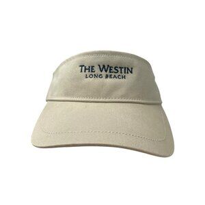 The Westin Long Beach California Golf Tennis Visor Hotel Resort Unisex Tan Ahead